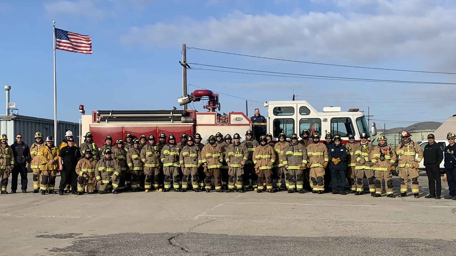 Chevron Fire Department personnel in El Segundo.